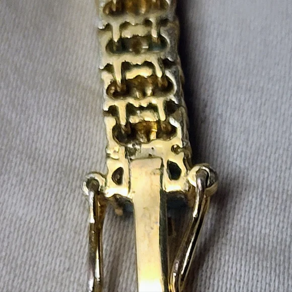 Joan Rivers Vintage Amethyst And Faux Turqoise Tennis Bracelet - Picture 4 of 5